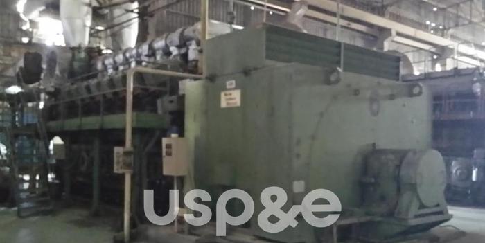 Used 62 MW 1995 Used MAN 9L/58 HFO Power Plant Generator Sets