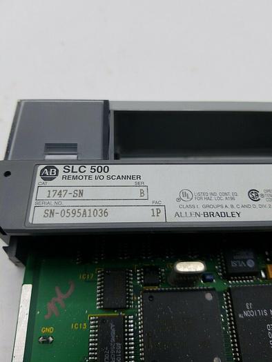 Used Allen Bradley 1747-SN REMOTE I/O SCANNER SER. B