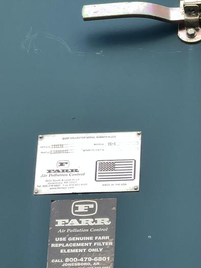 Used FARR GS-4 DUST COLLECTOR