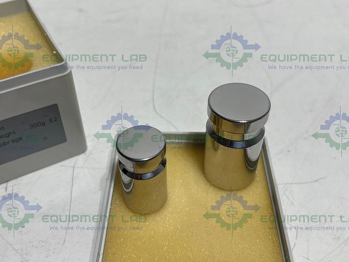 Used Mettler Toledo Kalibriergewicht  200g and 100g E2 Calibration Weight 216506
