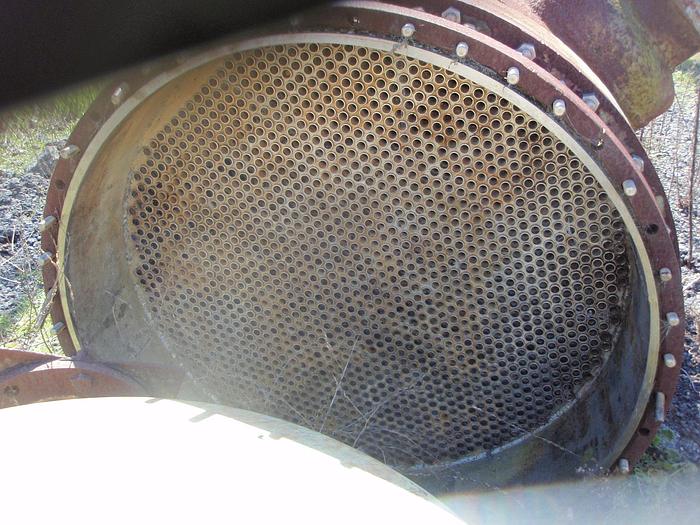 Used Heat Exchanger, Shell & Tube, 3800 SF, S/st, #Z419500