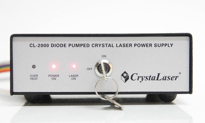 Used CrystaLaser Diode Pumped Crystal Laser Power Supply CL-2000 (5927)