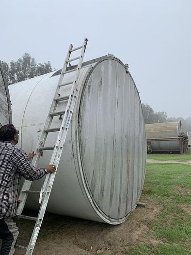 Used Tank, 12,500 Gallon, S/st, 11'9" x 16', Insulated, #S744295