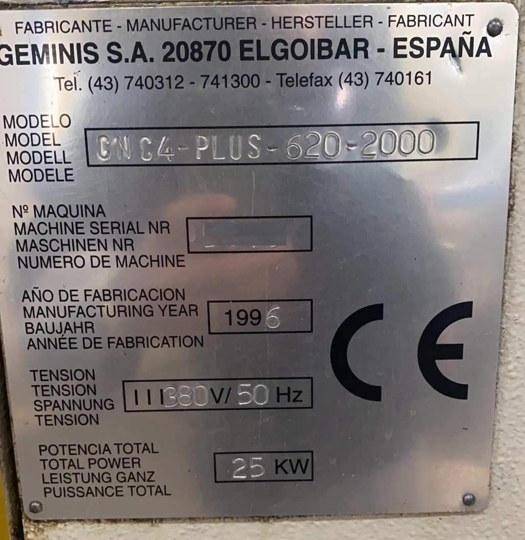 Gebruikt 1996 GEMINIS CNC4 PLUS