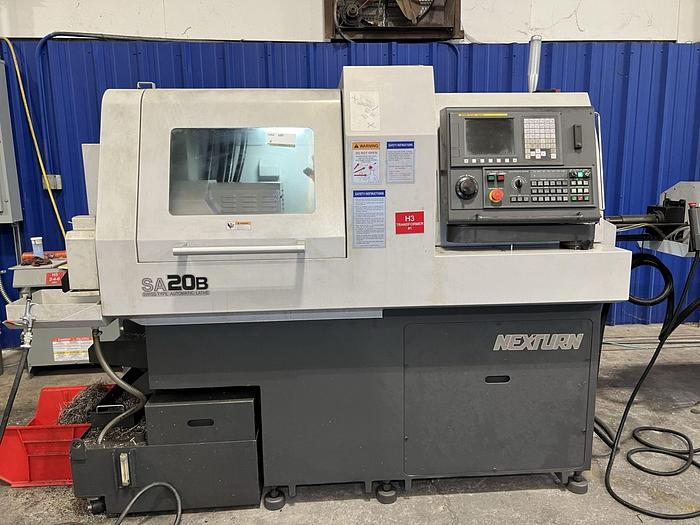 Used 2020 NEXTURN SA 20B 7-Axis CNC Swiss Machine with Bar Feeder