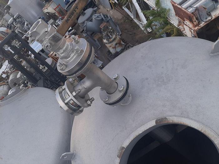 Used Tank, 750 Gallon, 304 S/st, 20 PSI, DT/DB, Morfab #S744379