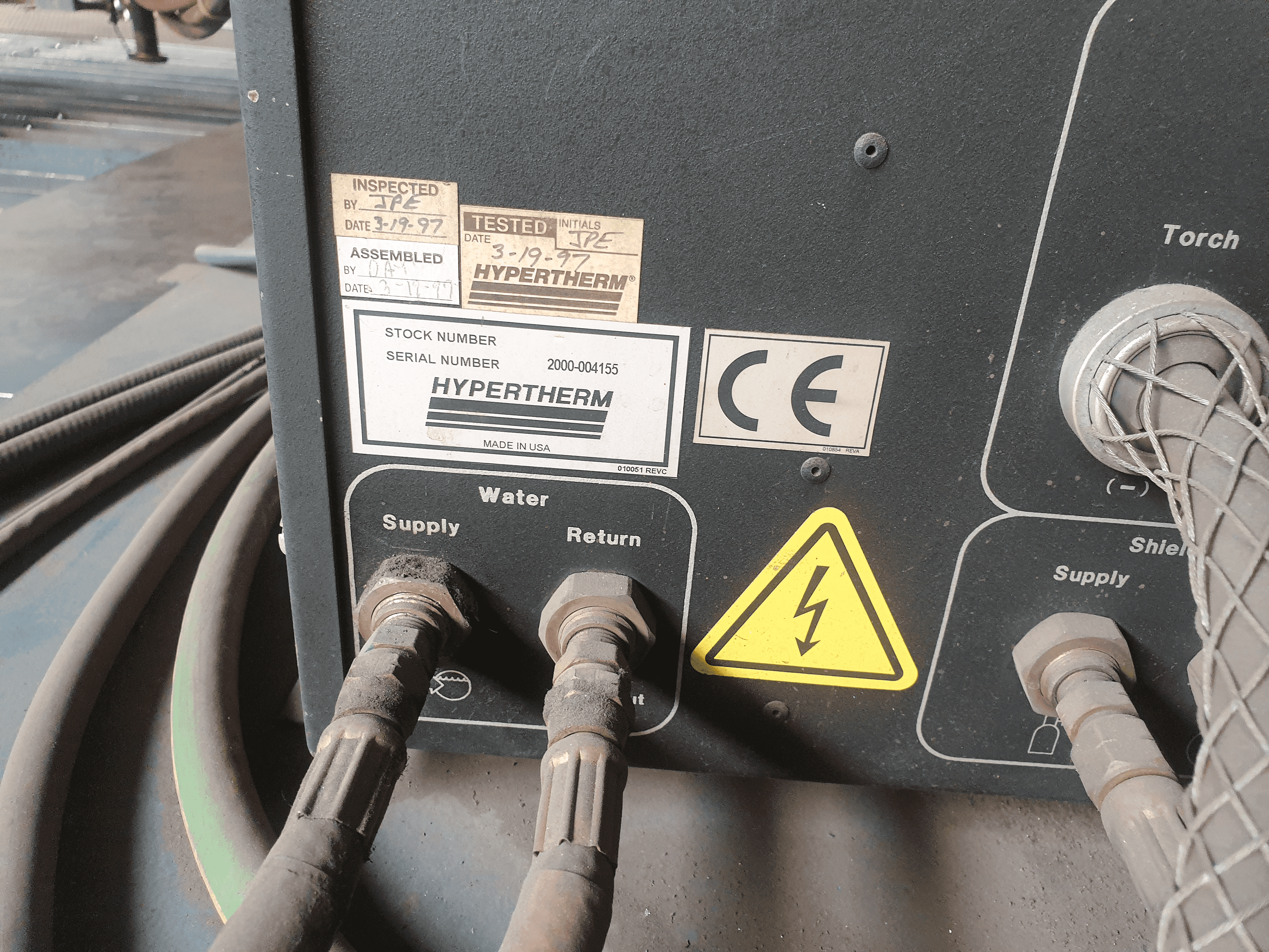 Used Messer Griesheim Cortina M-4000 - Plasma Cutting - 1997