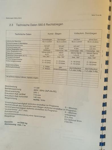 Gebraucht Rohrbiegemaschine Rasi SE 60.6