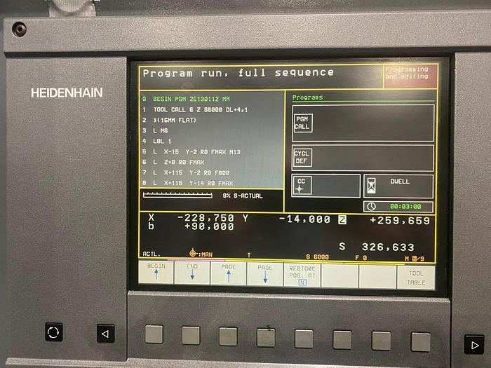 Used 2006 Huron K2X8 High Speed Vertical Machining Center