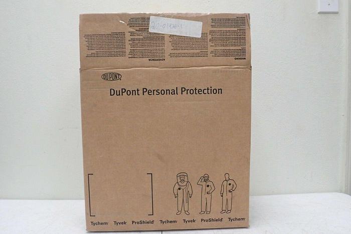 Used Dupont Tychem BR BR128TYLXL0002BN Coverall, Yellow, Size XL, 2/Box