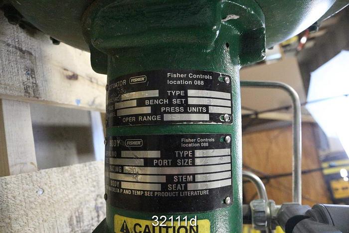 Used Fisher EZ 1" Steam Valve #32111