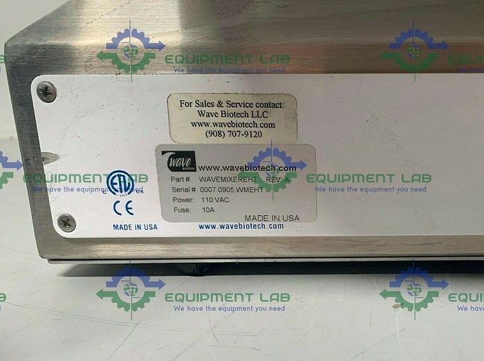 Used Wave Biotech 20/50 EH Mixer/Warmer Part # WAVEMIXEREHT Bioreactor System