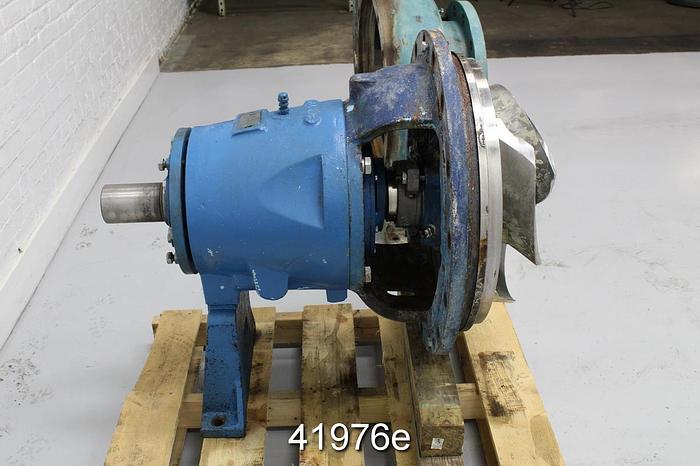 Used Goulds 3175 12x14x22 Pump, CF8M Casing, 4-Vane 19.5" SS Impeller #41976