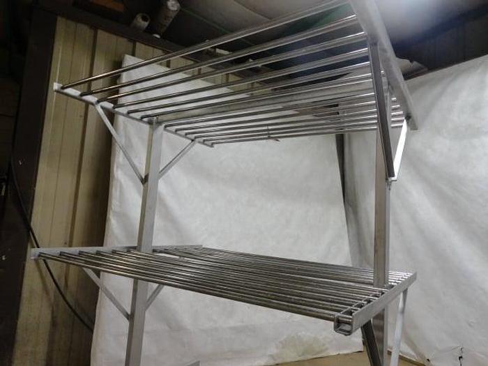 Used Stainless Steel Nesting Racks w/ 50" Smoke Sticks