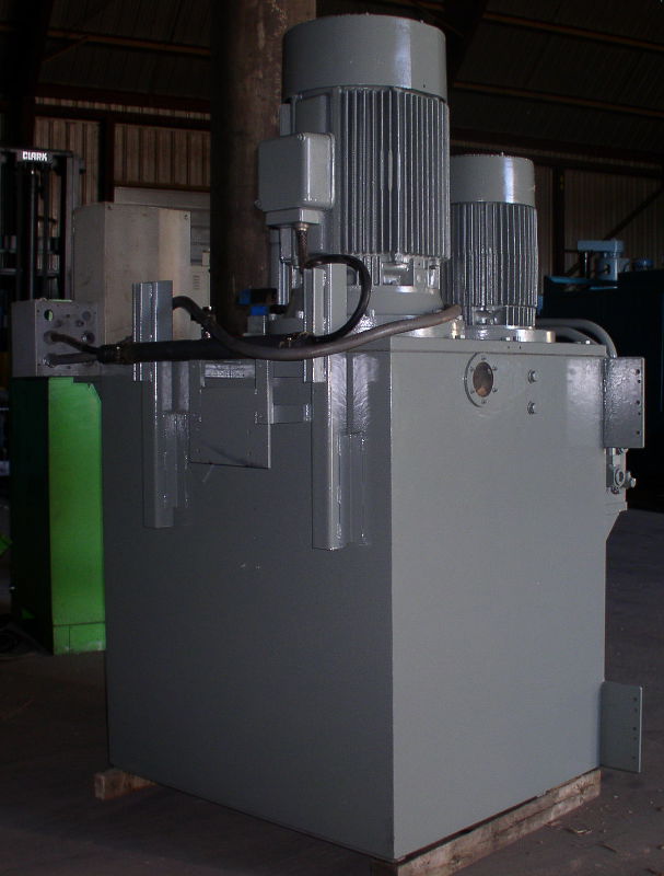 Used 90 hp Rexroth Oilgear Hydraulic Unit 1,500 PSI 500 gal