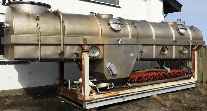 Used 1998 NIRO Atomizer Vibrating Fluid Bed, FVS 10