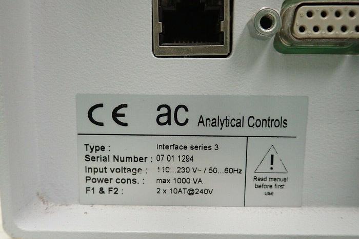 Used AC Analytical Controls Interface Series 3 Unit