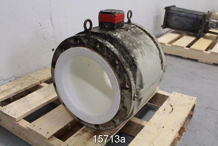 Used Fisher Porter Magnetic Flow Meter With Remote Controller, 10" #15713