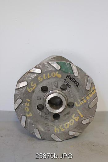 Used Goulds 3180 Impeller, 8x8x12, 5-Vane 10.25" Stainless Steel Impeller #25870