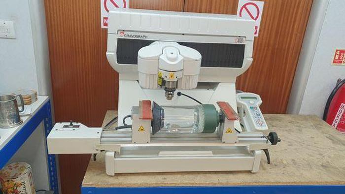 Used Gravograph IS400G engraving machine
