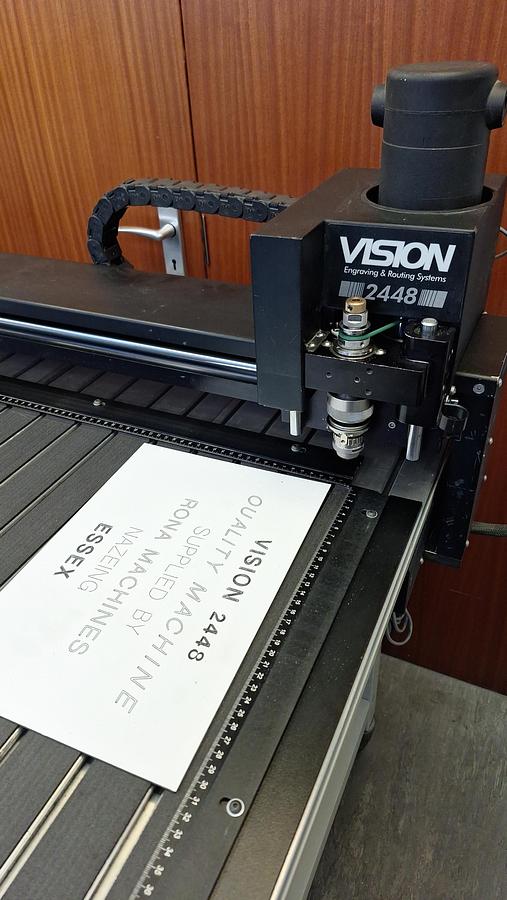 Used Vision 2448 Engraving Machine