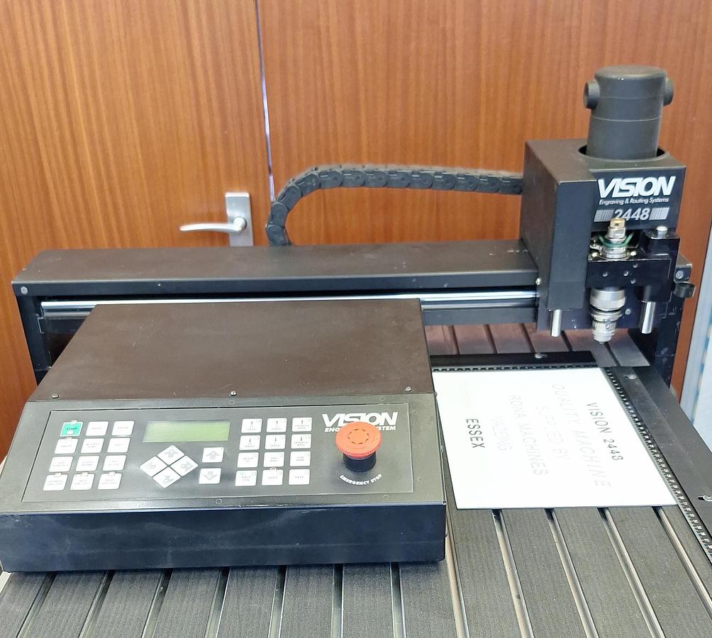 Used Vision 2448 Engraving Machine