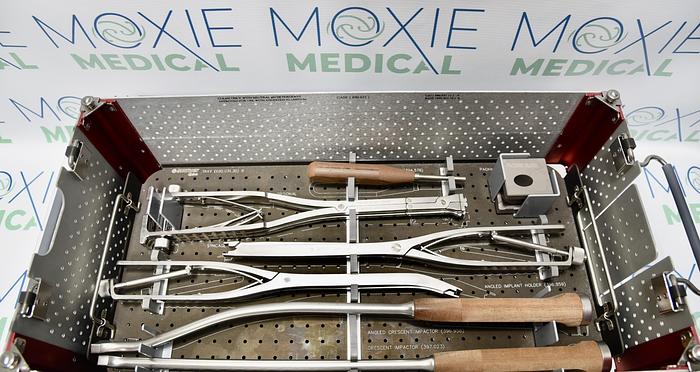 Used SYNTHES 690.031.10A ALIF Spacer System Tray Set
