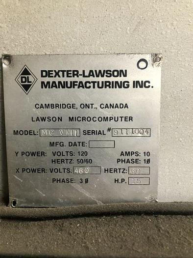 Used 110"(2.80M) LAWSON MODEL MC VIII GUILLOTINE CUTTER