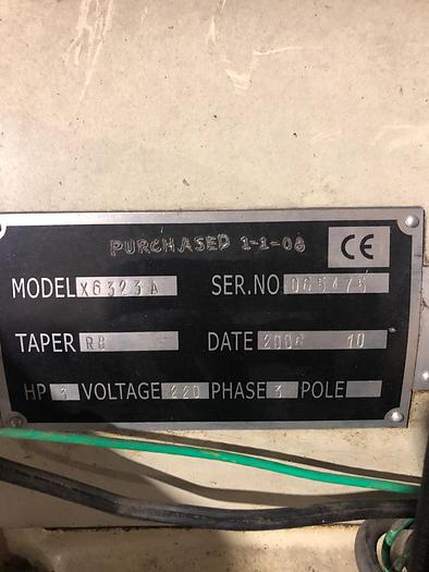 Used 2008 BIRMINGHAM Vari-Speed Knee Mill 6323A