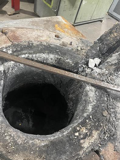 Used INDUCTOTHERM 2000 Lb STEEL SHELL FURNACE