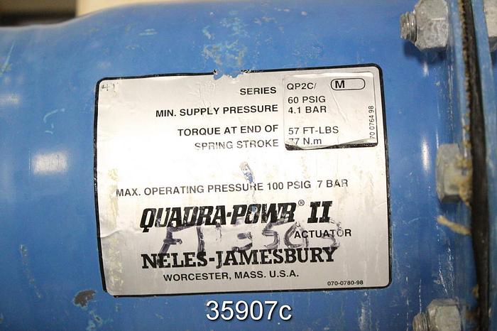 Used Neles Jamesbury 2" Ball Control Valve, 2 5150 31 3600 MT #35907