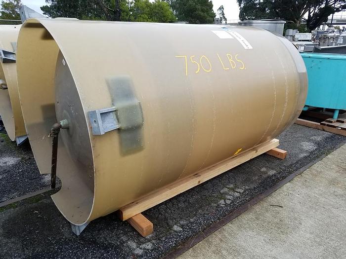 Used Tank, 1,165 Gallon, FRP, Design Tanks, 58" X 94", #S742634