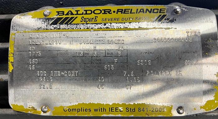 Used 4" SPX 220-U2 ROTARY LOBE PUMP - S/S - 40 HP