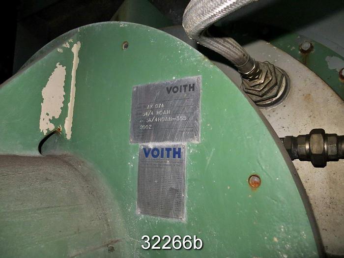 Used Voith 54-4 HOAH Pulping System #32266