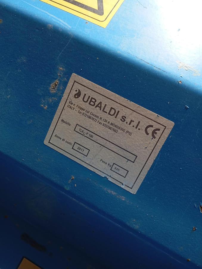 Used trinciatrice Ubaldi TLA 180 Plus