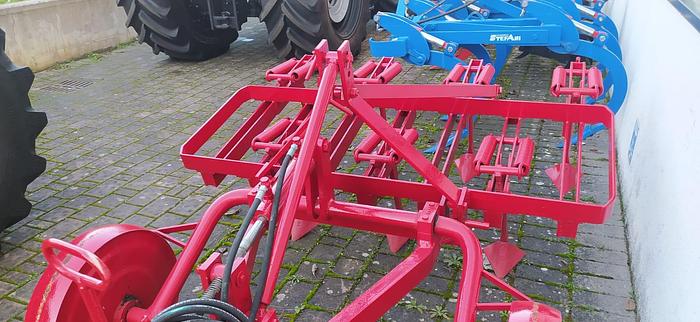 Coltivatore Tiller con doppia molla carrellato con carrello idraulico