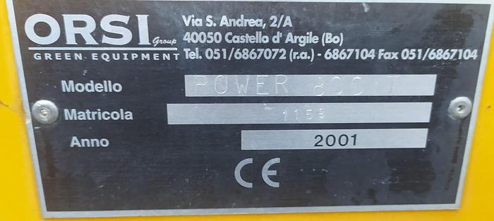 Usato Orsi Power 800 T