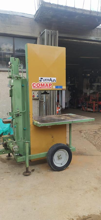 Usato Sega combinata Comap 800 con spacca verticale e impianto nastro