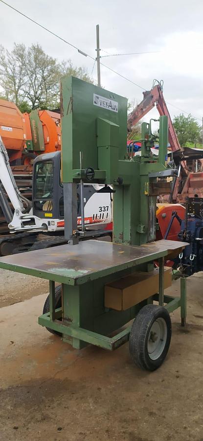 Usato Sega combinata Comap 800 con spacca verticale e impianto nastro