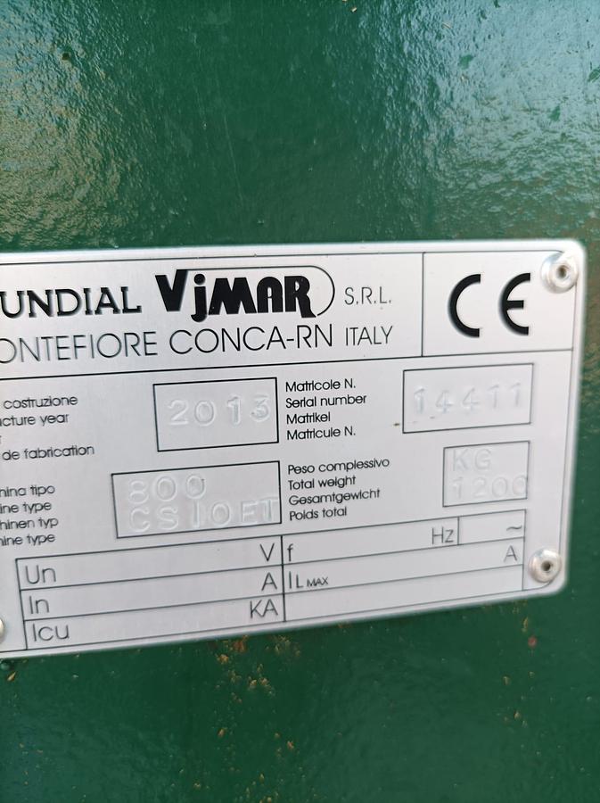 Used 2013 Vjmar 800 sega combinata con nastro trasportatore