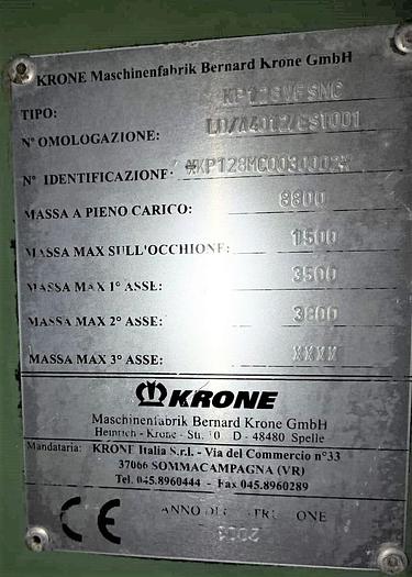 Usato 2004 Krone Big Pack 128 VFS Multicut