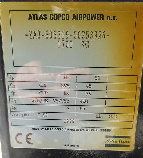Usato 1996 ATLAS COPCO QAS 48