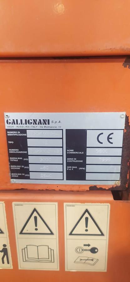 Used Gallignani 3500 L
