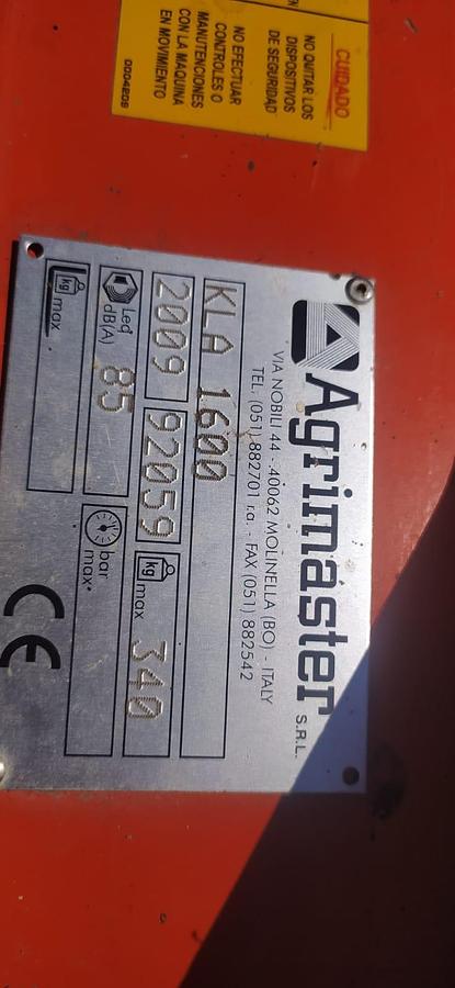 Usato 2009 Agrimaster KLA 1600