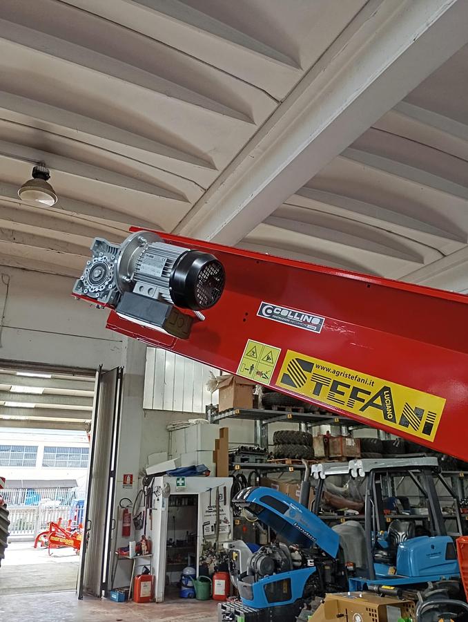 Nastro trasportatore per olive, nocciole, pellet, castagne ecc