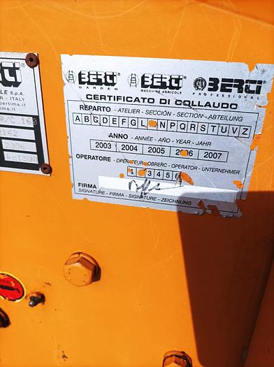 Usato 2006 Berti Picker C 160