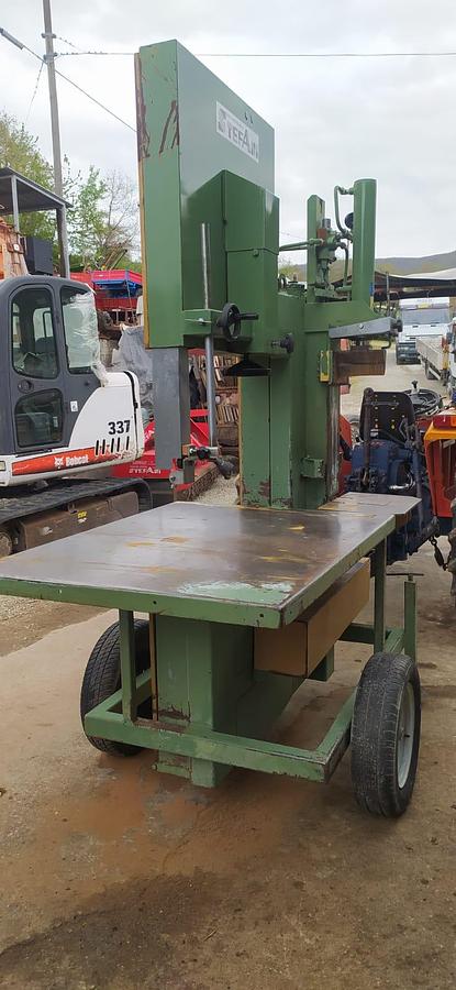 Usato Sega combinata Comap 800 con spacca verticale e impianto nastro