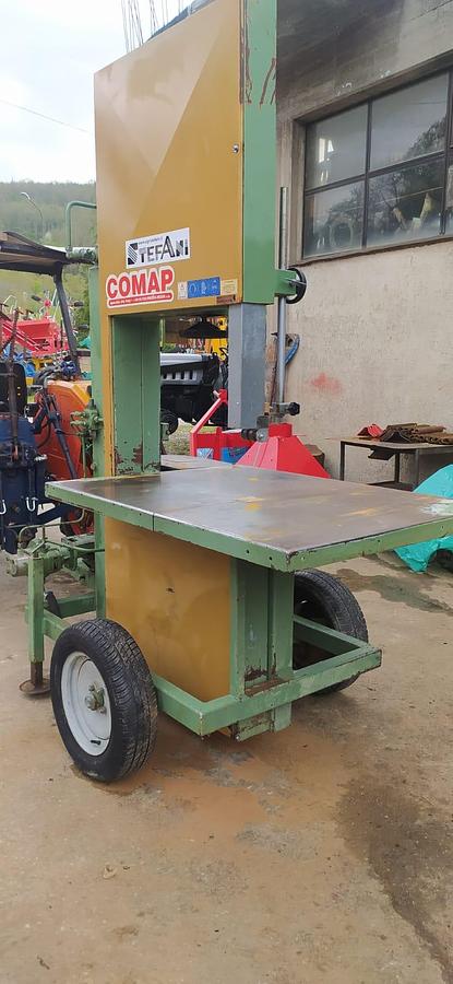 Usato Sega combinata Comap 800 con spacca verticale e impianto nastro