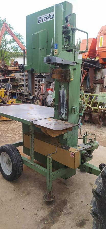 Usato Sega combinata Comap 800 con spacca verticale e impianto nastro