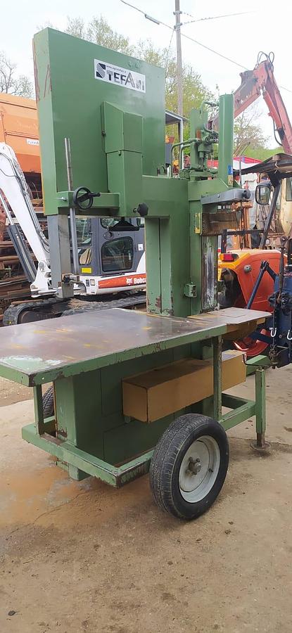 Usato Sega combinata Comap 800 con spacca verticale e impianto nastro